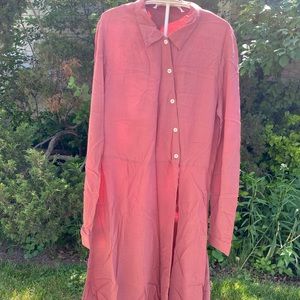 Zara Button Down Midi Dress